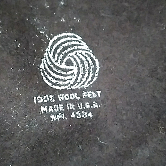 👒 Vtg. WOOL/FELT HAT Delisa Korn & Korn Made in USA - Picture 2 of 16